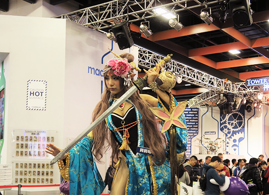 Taipei game show で披露されたTower of saviorsのキャラのコスプレ